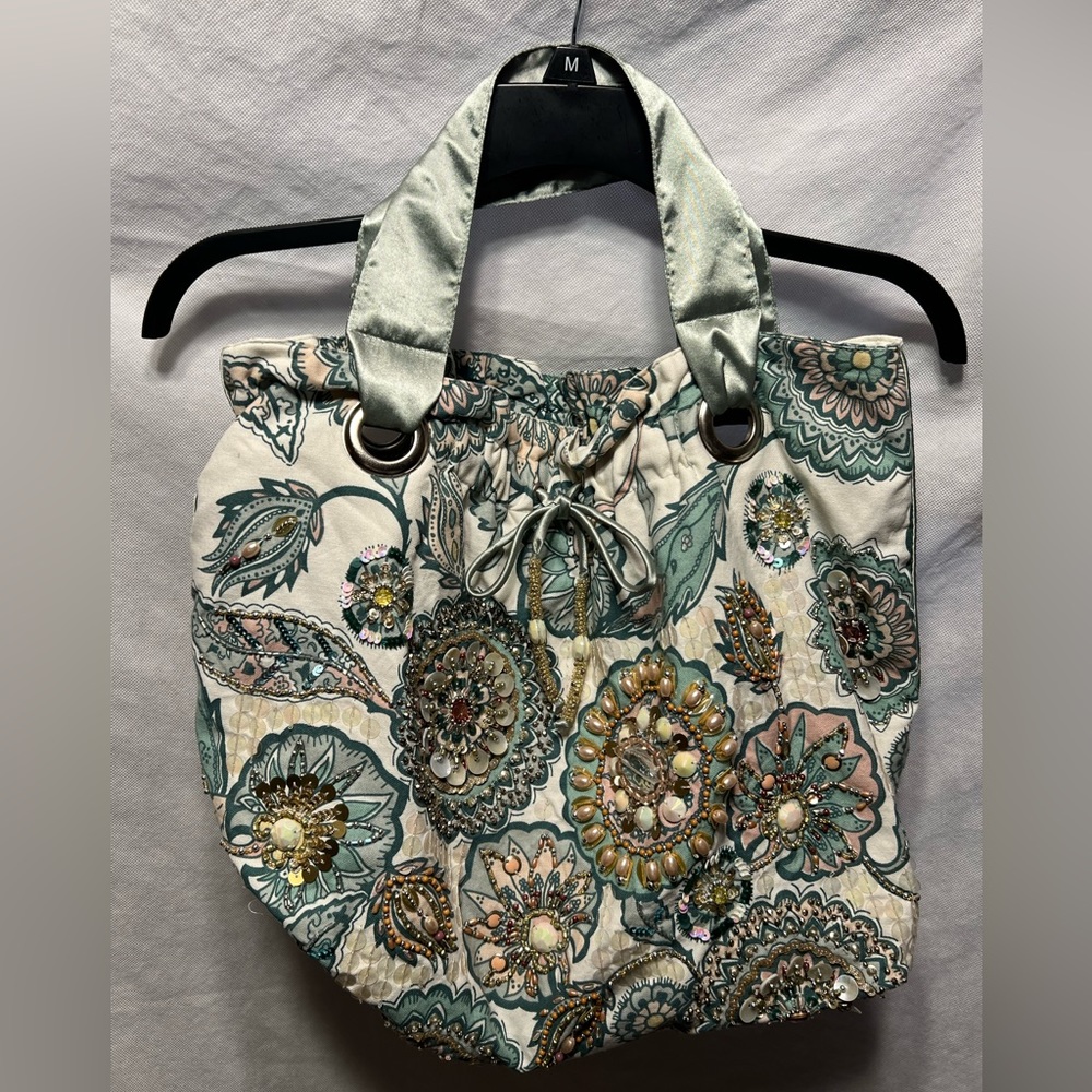 Beaded tote